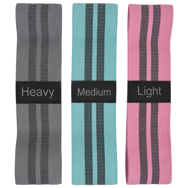 Schildkröt Shaping Loop Set, Non-Slip Fitness Bands, 3 Different Resistances For Shaping Stretching And Fitness Includes Practical Storage Bag 960224