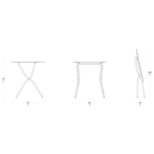 Lafuma Mobilier - Balcony II Table - Tavolo da campeggio