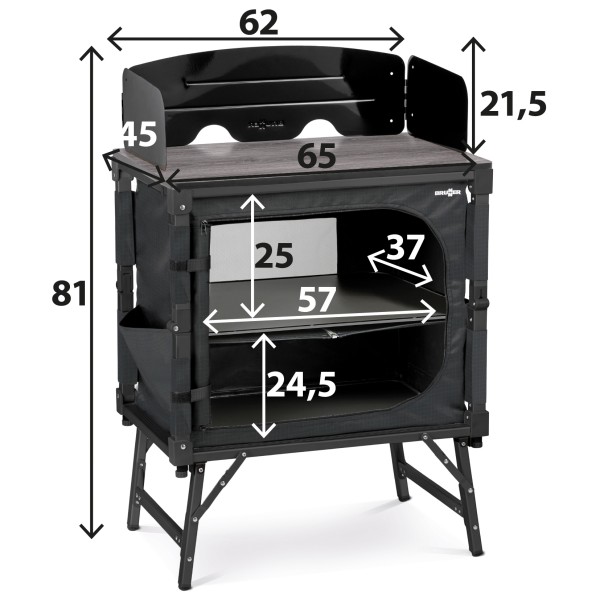 Brunner - Elùtop Compack Cube - Armario de camping
