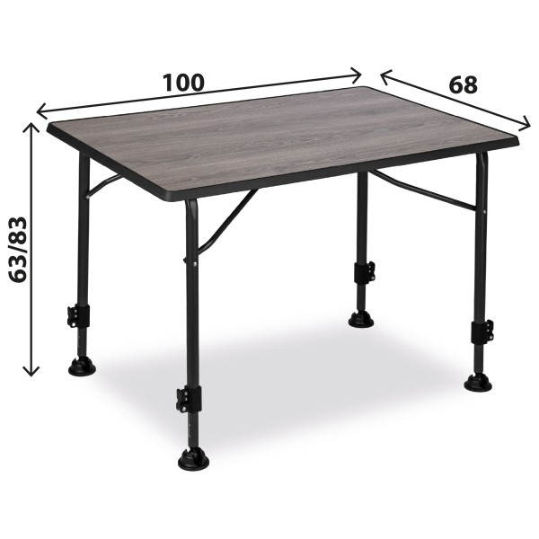 Brunner - Linear Greywood 100 - Campingtafel