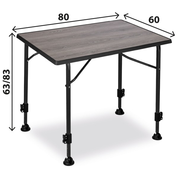 Brunner - Linear Greywood 80 - Table de camping