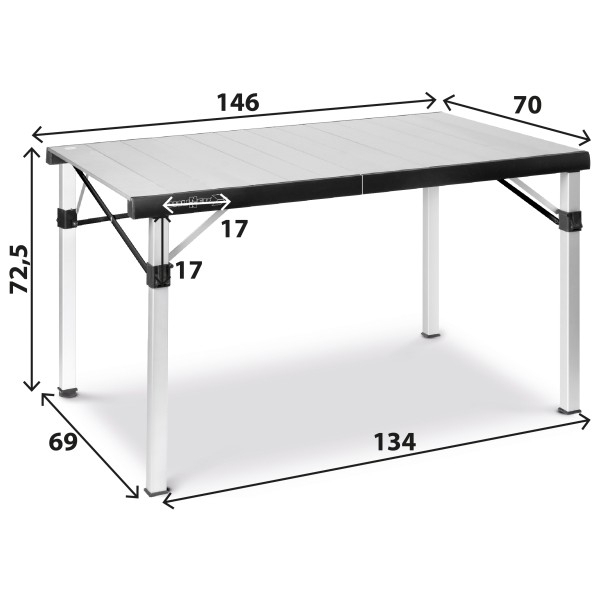 Brunner - Titanium Quadra Compack 6 - Camping table
