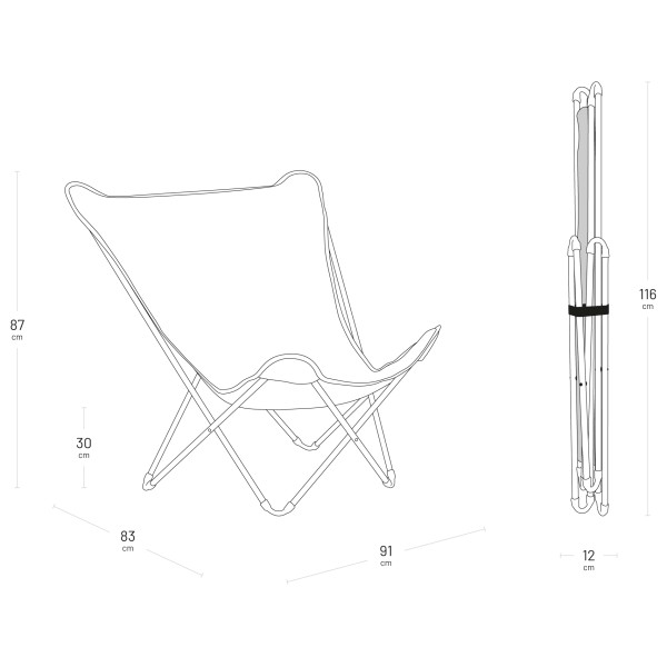 Lafuma Mobilier - Pop Up XL Airlon + - Camping chair