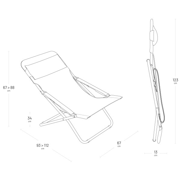 Lafuma Mobilier - Transabed Batyline Iso - Campingstoel