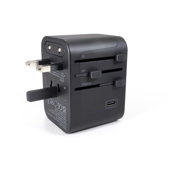 Origin Outdoors - Universal Steckeradapter Weltenbummler - Adaptador de viaje