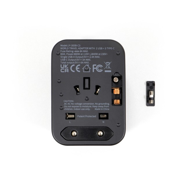 Origin Outdoors - Universal Steckeradapter Weltenbummler - Reseadapter