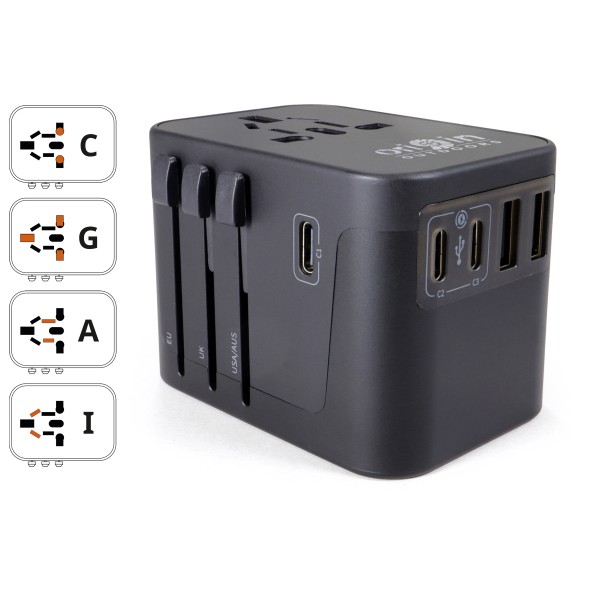 Origin Outdoors - Universal Steckeradapter Weltenbummler - Stikdåseadapter