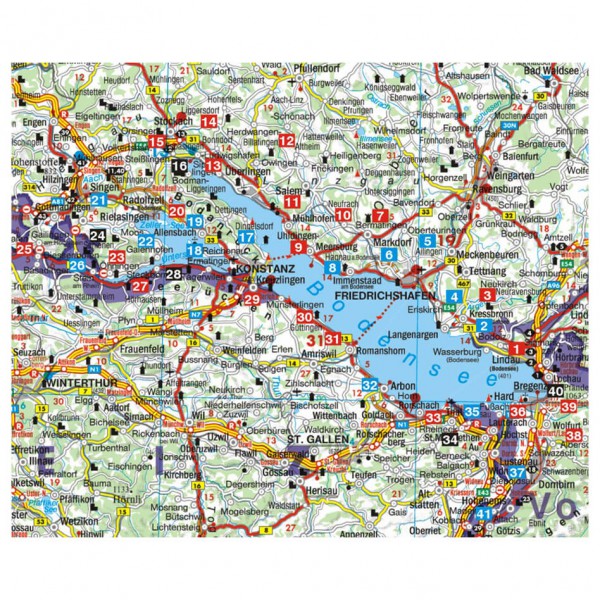 Bergverlag Rother - Bodensee - Guías de ciclismo