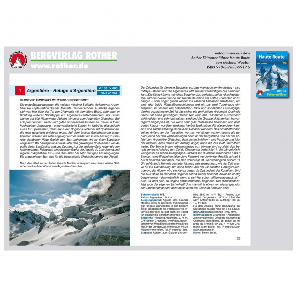 Bergverlag Rother - Haute Route - Ski tour guide