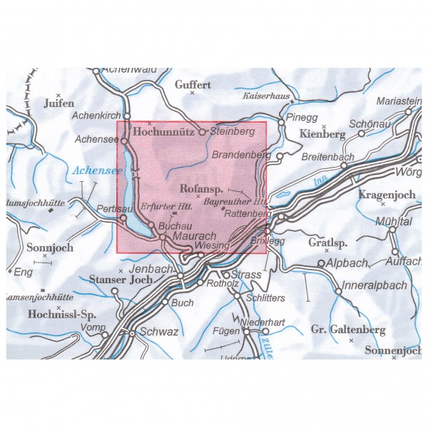 DAV - Rofan 6 - Hiking map