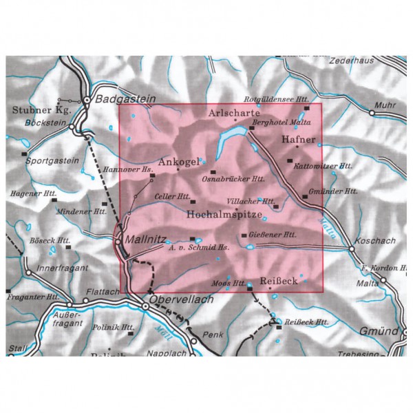 DAV - Ankogel - Carte de randonnée