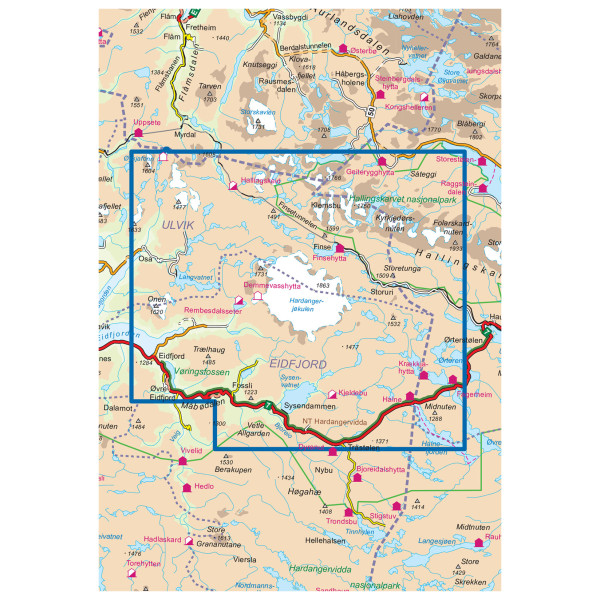 Nordeca - Finse - Vandringskartor