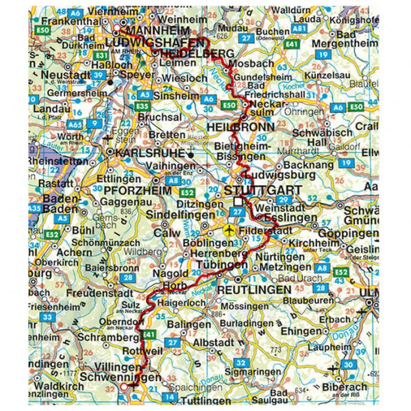 Bergverlag Rother - Neckarweg - Wandelgids