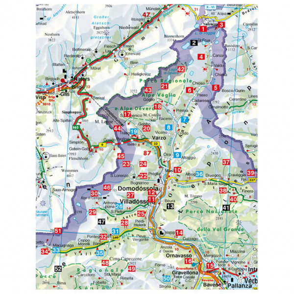 Bergverlag Rother - Ossola-Täler - Guide de randonnée