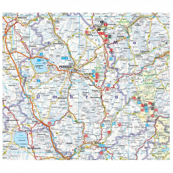 Bergverlag Rother - Umbrien - Wandelgids