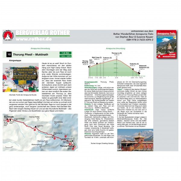 Bergverlag Rother - Annapurna Treks - Wanderführer