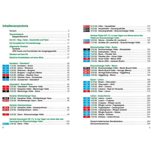 Bergverlag Rother - Fernwanderweg E5 - Guide escursionismo