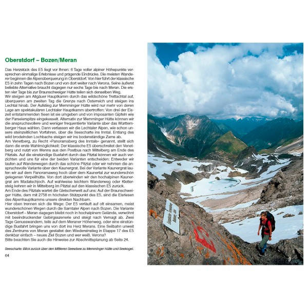 Bergverlag Rother - Fernwanderweg E5 - Guide escursionismo