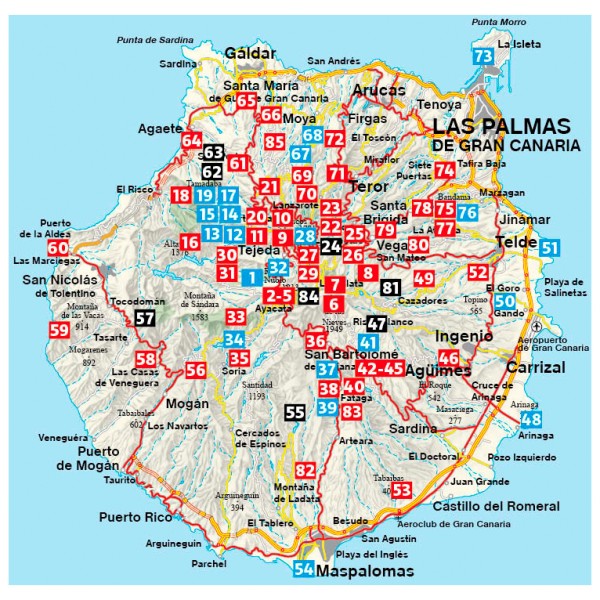 Bergverlag Rother - Gran Canaria - Vandringsguider