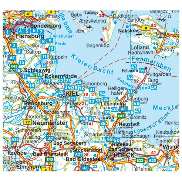 Bergverlag Rother - Ostseeküste - Wandelgids