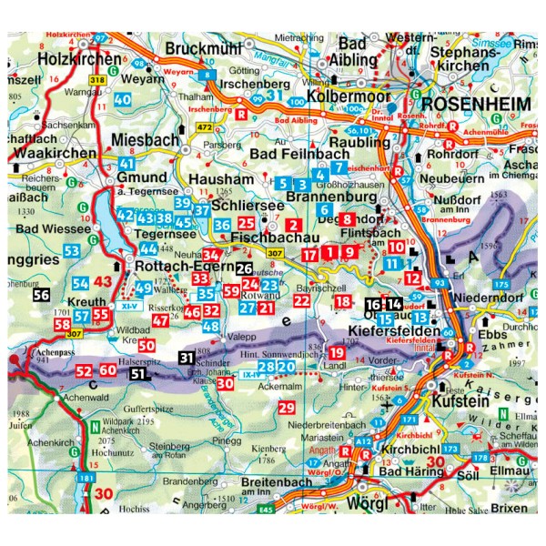 Bergverlag Rother - Tegernseer Und Schlierseer Berge - Walking guide book