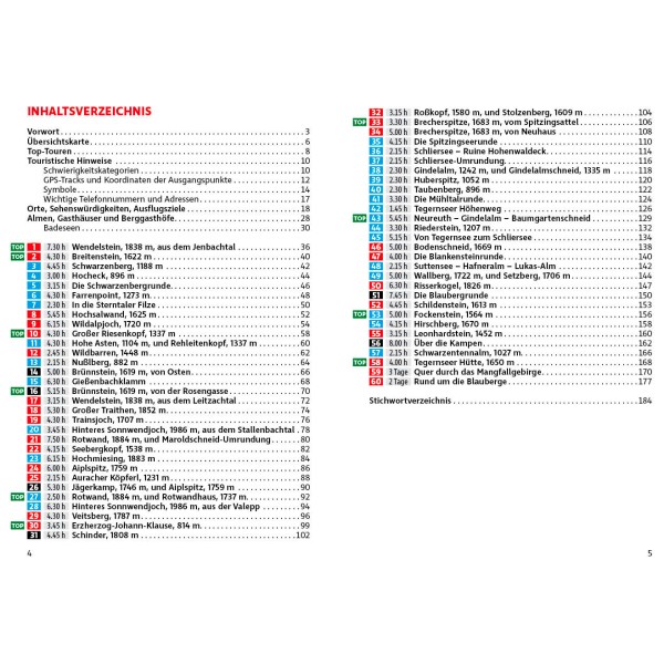 Bergverlag Rother - Tegernseer Und Schlierseer Berge - Walking guide book
