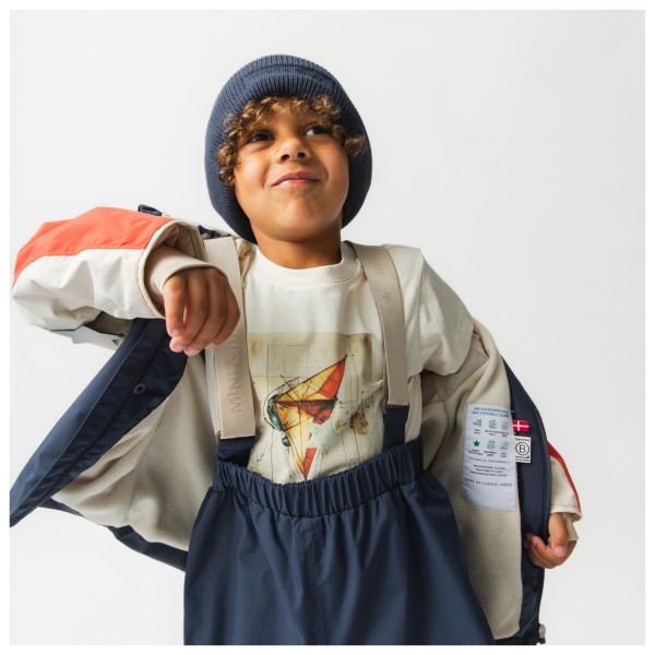 Mini A Ture - Kid's Matwilans Suspender Pants - Regenbroek