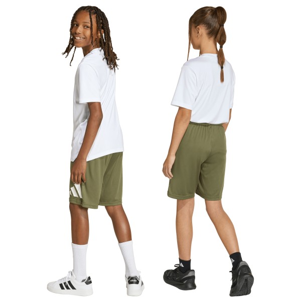 adidas - Kid's Train-Essential Big Logo Shorts - Pantaloncini