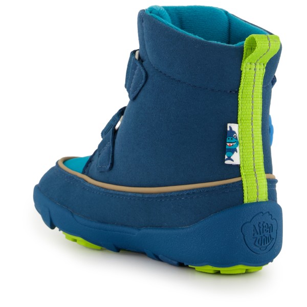 Affenzahn - Kid's Comfy Jump - Vegan Mid-cut Boots - Shark - Vintersko