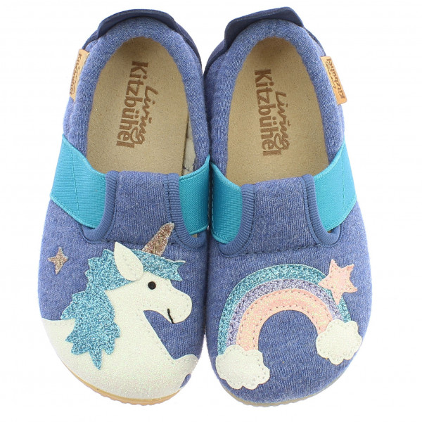 Living Kitzbühel - Kids' T-Strap Unicorn & Rainbow - Slippers