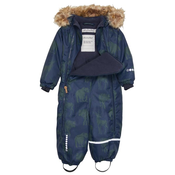 Minymo - Boy's Snow Suit AOP - Kedeldragt