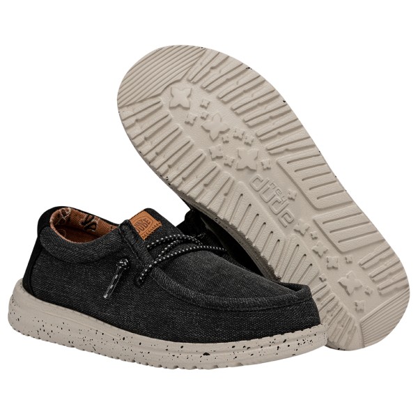HeyDude - Kid's Wally Washed Canvas - Zapatillas deportivas