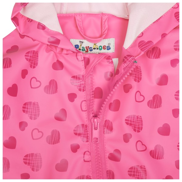 Playshoes - Kid's Regen-Overall Herzchen Allover - Mono