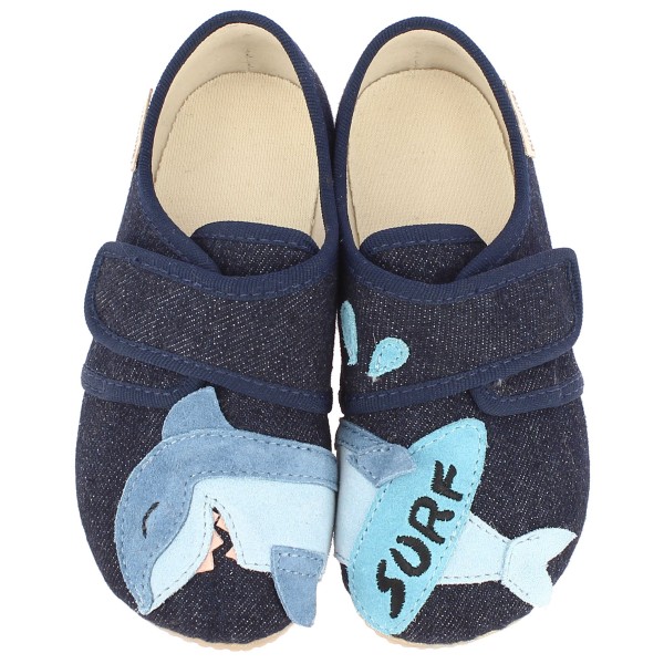 Living Kitzbühel - Kid's Hook-and-Loop Model - Shark - Hyttesko