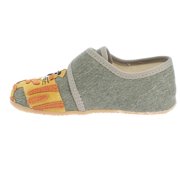 Living Kitzbühel - Kid's Hook-and-Loop Model - Tiger - Zapatillas de estar por casa