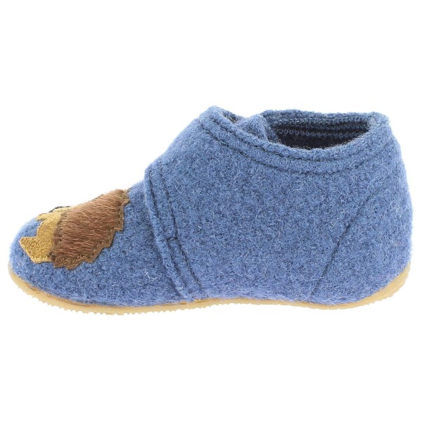 Living Kitzbühel - Baby's Hook-and-Loop Shoes - Hedgehog and Mushroom - Zapatillas de estar por casa