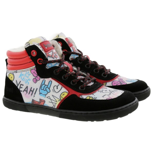 KOEL Barefoot gefütterte Kinder Sneakers SILAS TEX bordo main image 0