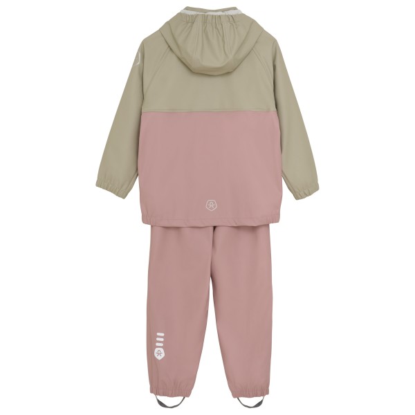Color Kids - Kid's Rain Set Colorblock - Kedeldragt