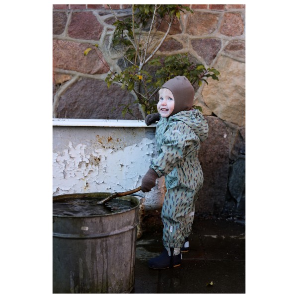 Mikk-Line - Kid's PU AOP Rain Suit with Fleece - Kedeldragt