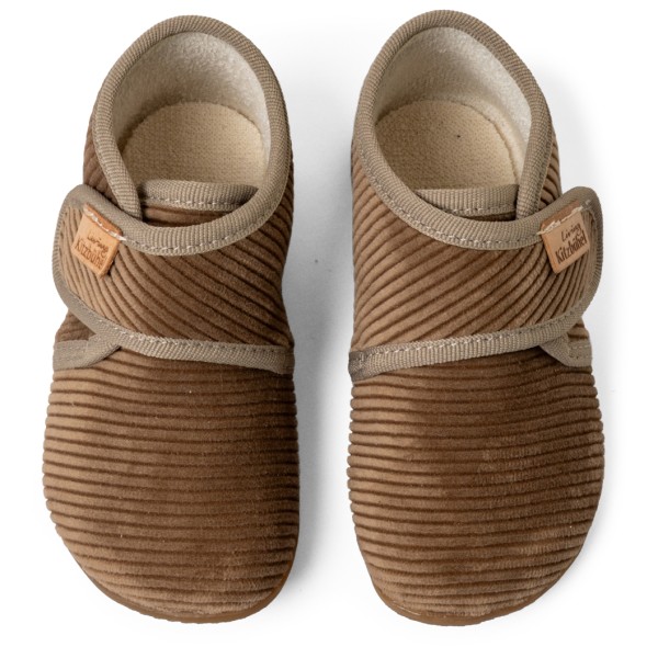 Living Kitzbühel - Kids' Corduroy Hook-and-Loop Shoes - House slippers