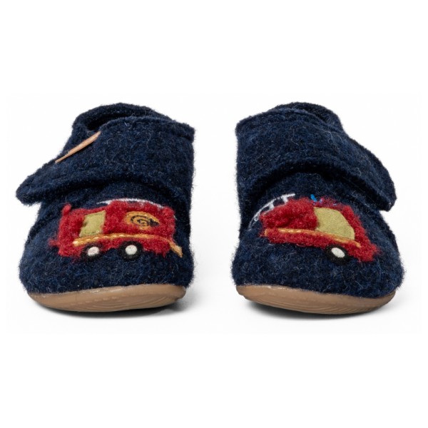 Living Kitzbühel - Kids' Fredi Fire Engine Hook-and-Loop Shoes - Hjemmesko