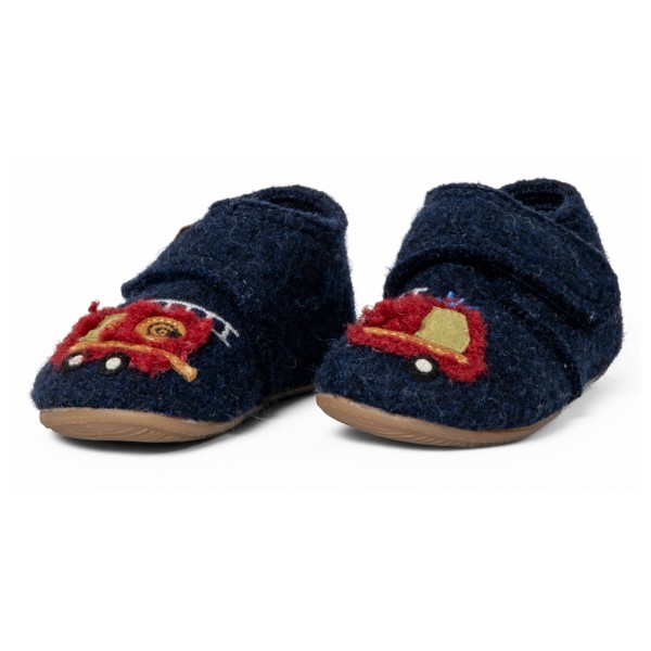 Living Kitzbühel - Kids' Fredi Fire Engine Hook-and-Loop Shoes - Hjemmesko