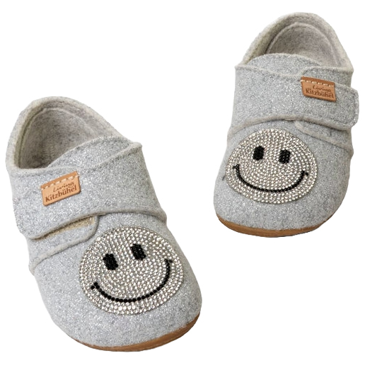 Living Kitzbühel - Kids' Grace Glamour Hook-and-Loop Shoes - Hjemmesko