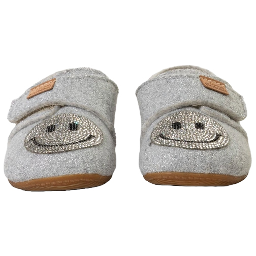 Living Kitzbühel - Kids' Grace Glamour Hook-and-Loop Shoes - Hjemmesko