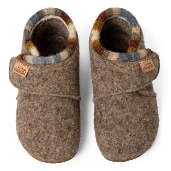 Living Kitzbühel - Kids' Konrad Collar Hook-and-Loop Shoes - Hjemmesko