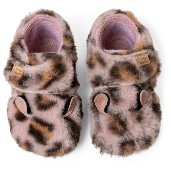 Living Kitzbühel - Kids' Lotte Leopard Hook-and-Loop Shoes - House slippers