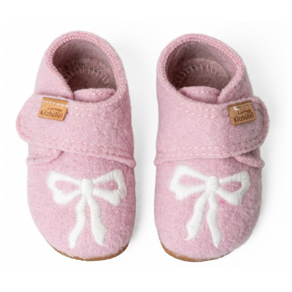Living Kitzbühel - Kids' Mimi Bow Hook-and-Loop Shoes - Hjemmesko