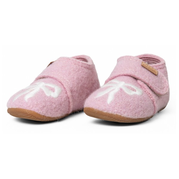 Living Kitzbühel - Kids' Mimi Bow Hook-and-Loop Shoes - Hjemmesko