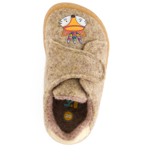 Koel - Kid's Dan Print Felt - Barfotaskor