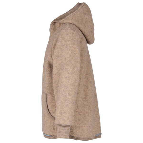 Engel - Children's Hooded Wool Fleece Jacket - Yllejacka